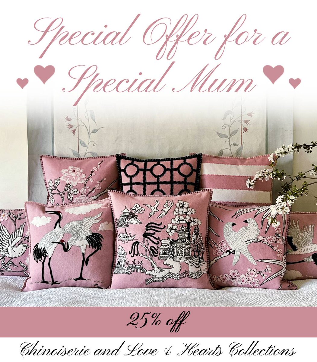 If you're looking for something special for your special mum or you'd love to treat yourself for #MothersDay, we're offering you 25% off our Chinoiserie and Love, Hearts &amp; Flowers collections.

Enter SPECIAL25 at checkout janconstantine.com