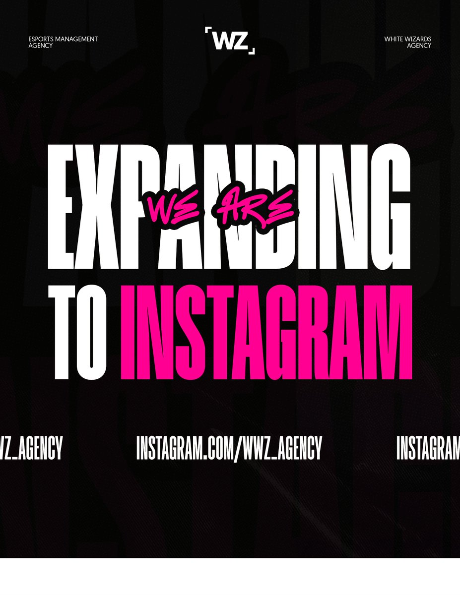 We have launched an Instagram account!

There you will see the same as in here, but also short-form content featuring our players!

Follow us 👇
Instagram.com/wwz_agency