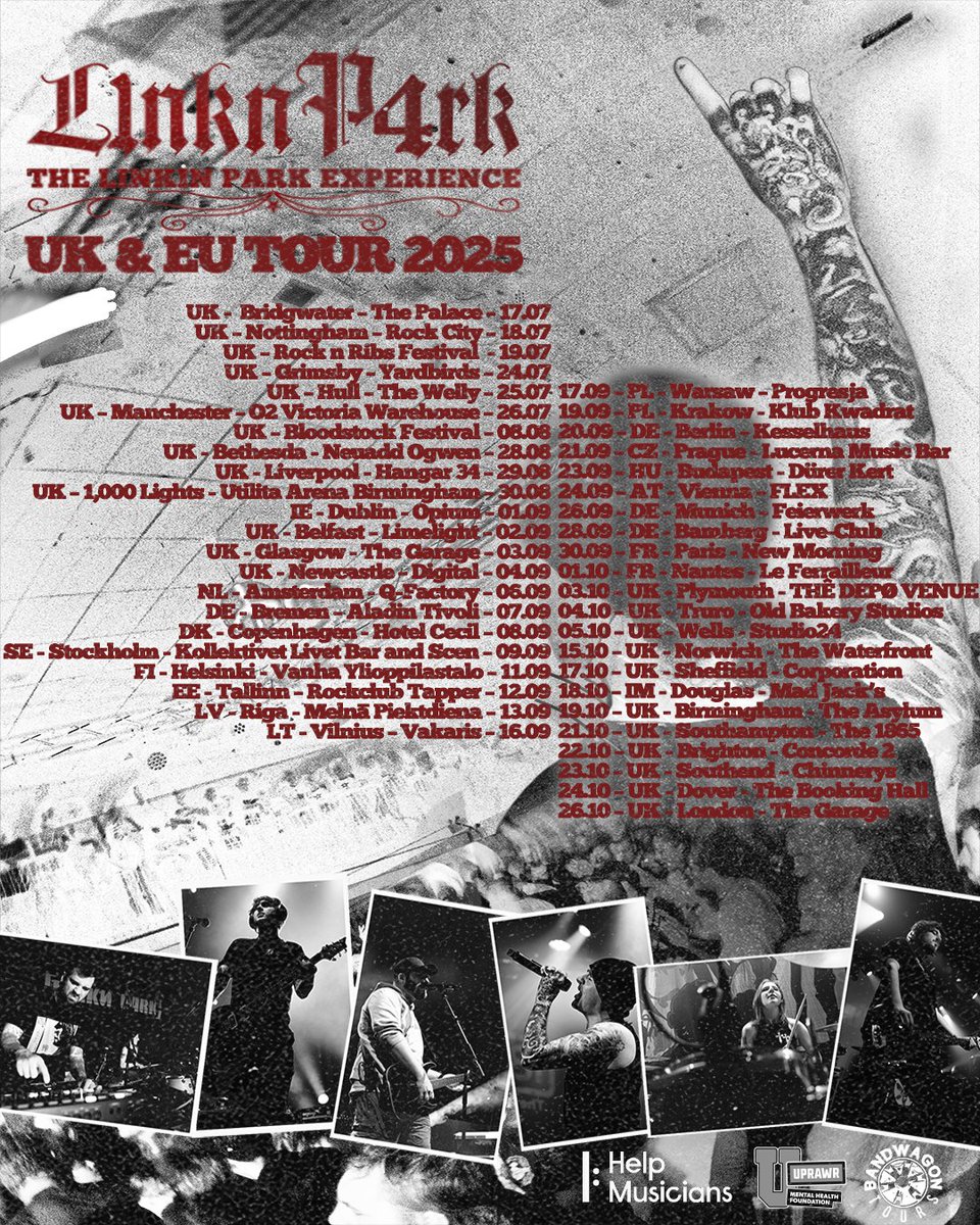 UK &amp; EUROPE TOUR 2025
TICKETS ON SALE FRIDAY 
28TH MAR 10AM (GMT)

See you in the mosh pit

📸 montishmedia