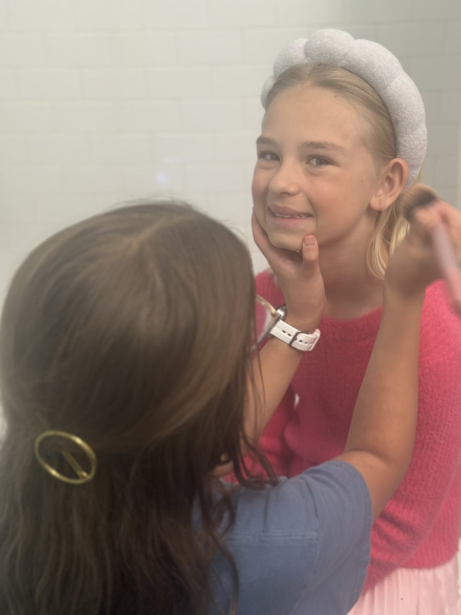 I am thankful for big sisters and elementary school dances. 

While mom was busy decorating a gym, Lauren saved me from experimenting on Reese’s hair and makeup for the dance. (And for the record, I could have done it…just not as well as a pre-teen who spends most of her waking