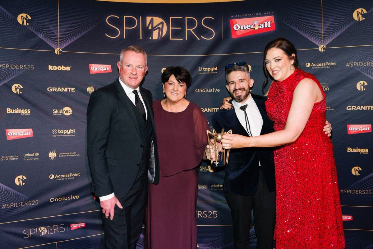 Skillnet Ireland (@skillnetireland) on Twitter photo Congratulations to GRANITE - Global Digital Agency on winning the Best Use of Disruptive Technology Award at the <a href="/spiderawards/">The Spiders</a>.
"Skillnet Ireland is pleased to sponsor the Best Use of Disruptive Technology Award at The Spider Awards 2025. This award highlights the importance of Congratulations to GRANITE - Global Digital Agency on winning the Best Use of Disruptive Technology Award at the <a href="/spiderawards/">The Spiders</a>.
"Skillnet Ireland is pleased to sponsor the Best Use of Disruptive Technology Award at The Spider Awards 2025. This award highlights the importance of
