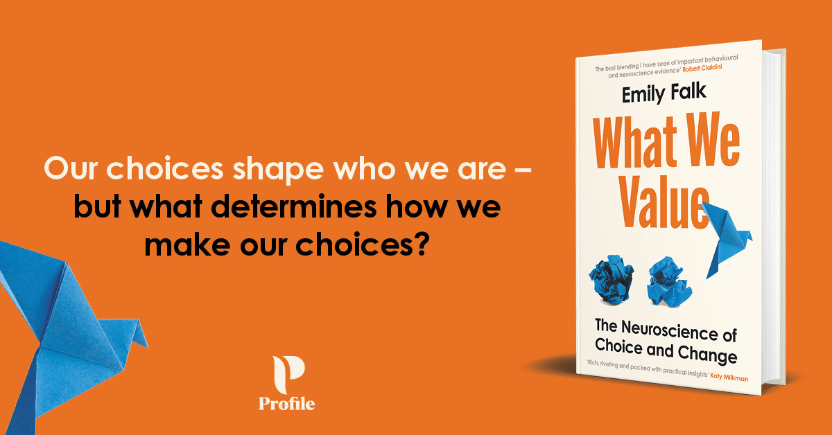 ProfileBooks's tweet image. #WhatWeValue, the essential guide to working with your brain to make fulfilling decisions, comes out this Thursday!

Order your copy here: tinyurl.com/WhatWeValueBook