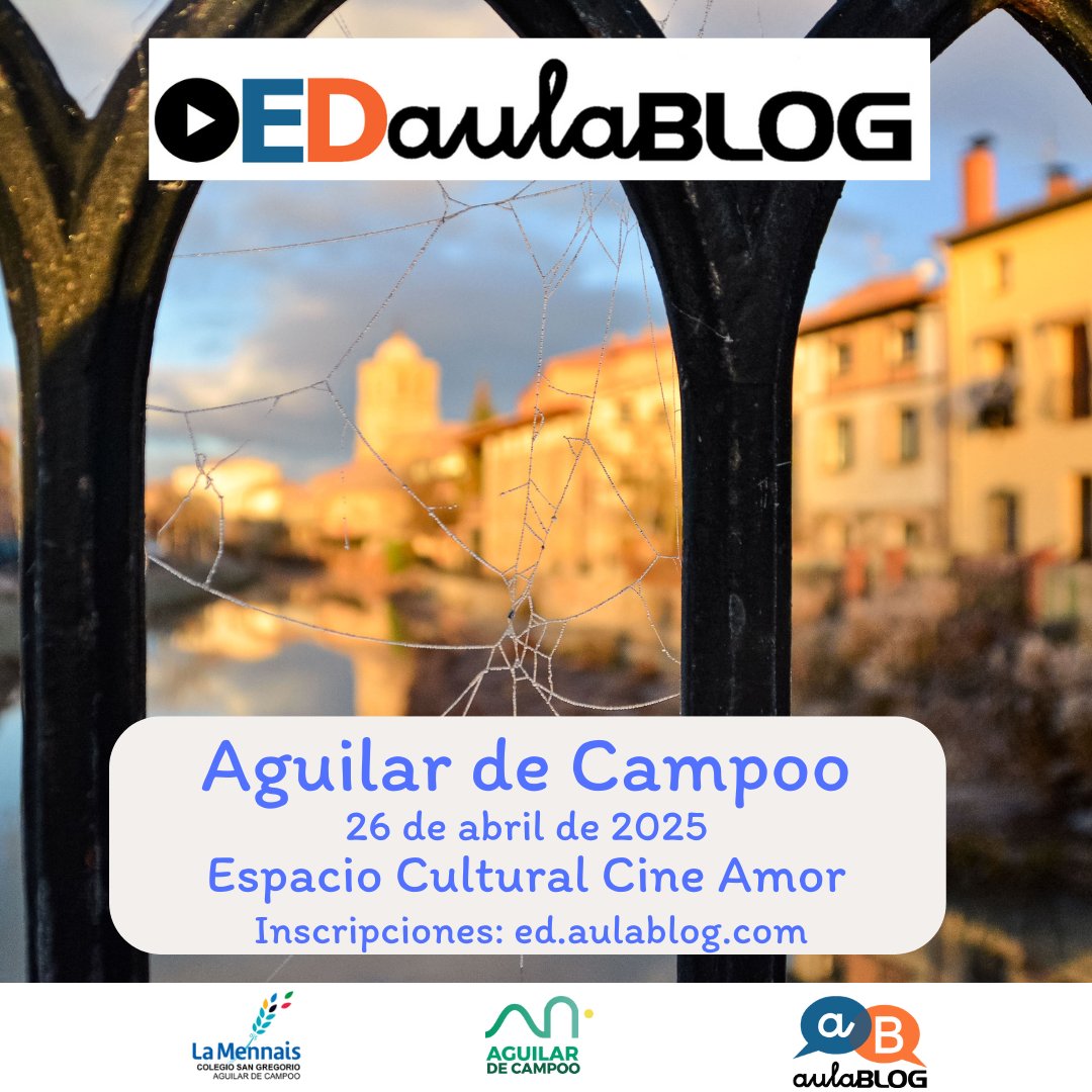 Este año el lema elegido es "Una escuela para la vida". No solo vamos a hablar de lo que hacemos dentro del aula. Vamos a abrir sus puertas a la vida. ¿Te vienes a #EdaulaBLOG?
