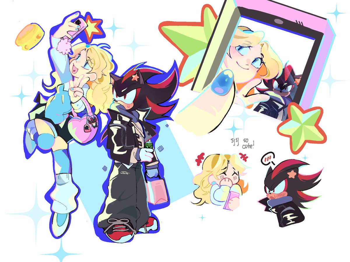 💙🖤
#ShadowTheHedgehog #MariaRobotnik