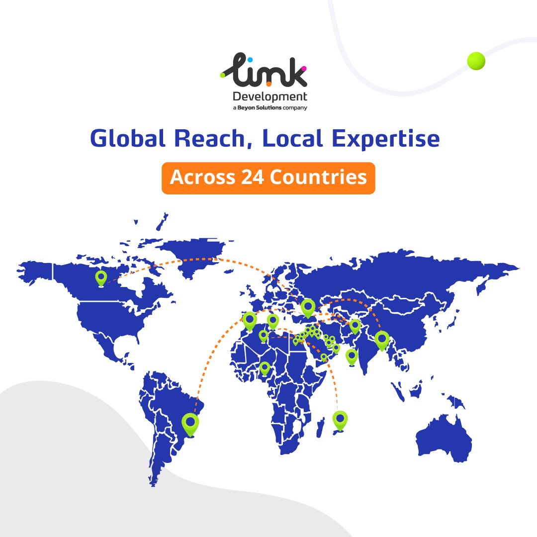 linkdevelopment's tweet image. For 28+ years, Link Development has delivered transformative tech solutions to businesses in 24 countries. Our global expertise powers digital innovation that drives real results. Let&apos;s shape the future together.

 #LinkDevelopment #GlobalTechPartner