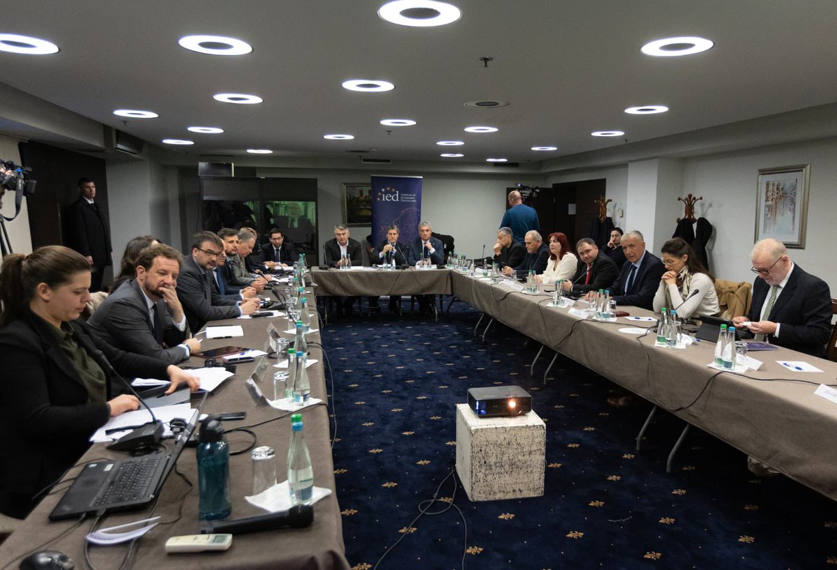 GencPollo's tweet image. In Sarajevo, Bosnia-Hercegovina with the Institute of European Democrats @IED_IDE and colleagues from Brussels &amp;amp; Western Balkans. 
Without the Rule of Law and democratic order in candidate countries the EU membership remains at large