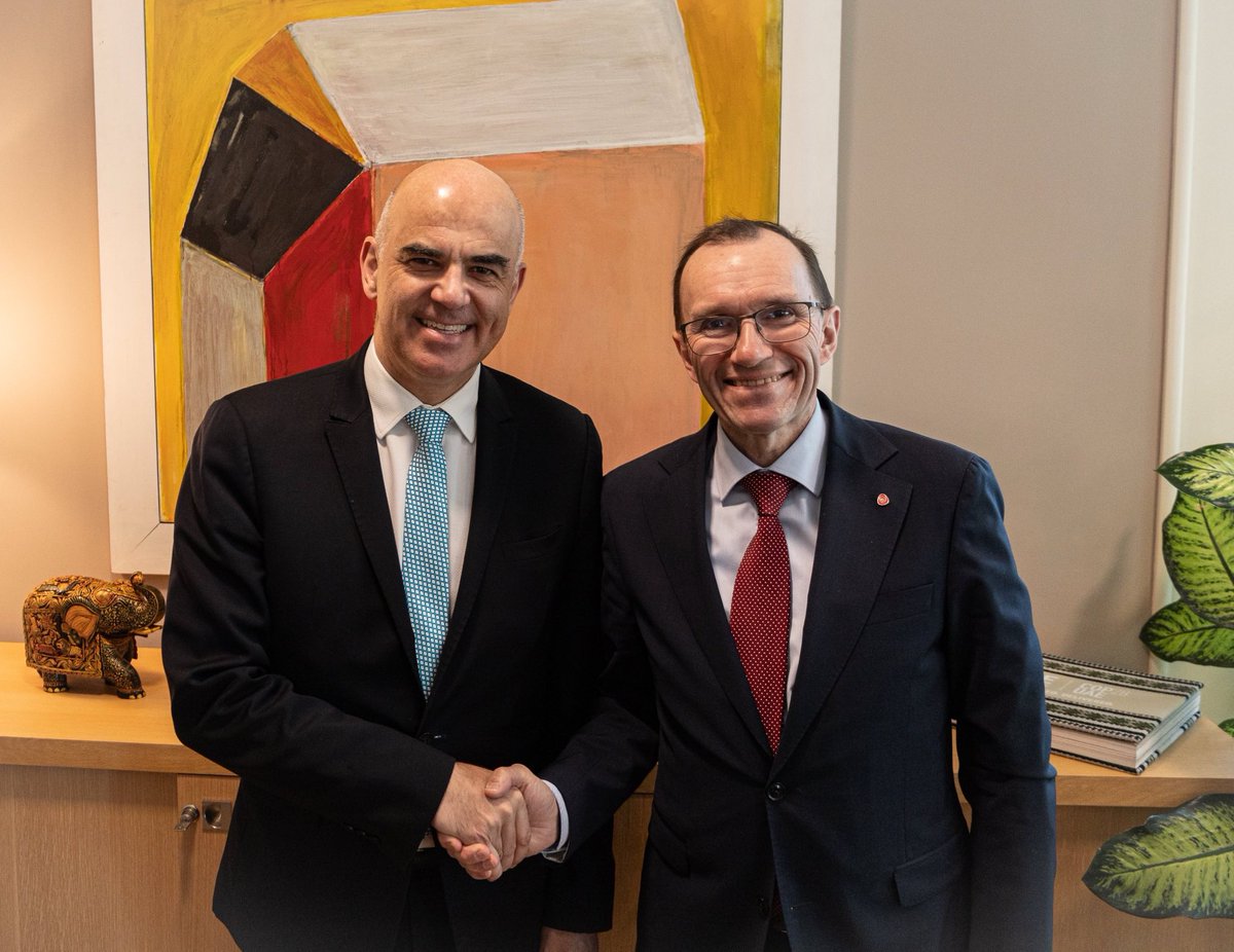 A warm welcome <a href="/alain_berset/">Alain Berset</a> at his first visit to Norway as Secretary General of <a href="/coe/">Council of Europe</a>.

In an era where democracy, human rights  and the rule of law is under severe threat, the role of the Council of Europe is more important than ever before. 🇳🇴🤝🇪🇺