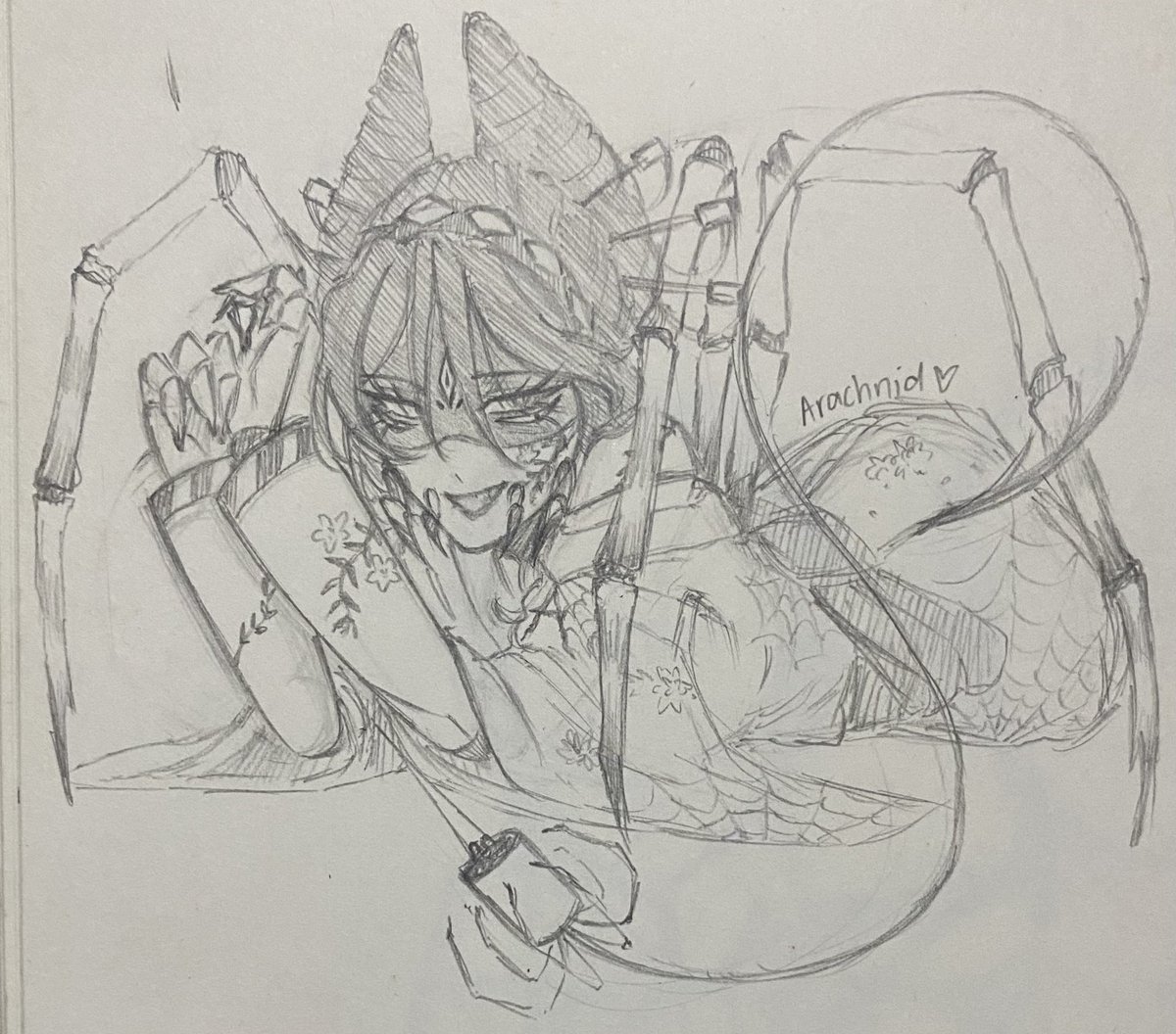 rurumiryuuu's tweet image. Full pic, changed her expression a bit😛, Her fit and hair is referenced off another scrapped oc i made a few years ago

#mdtwt #MurderDrones #SerialDesignationA