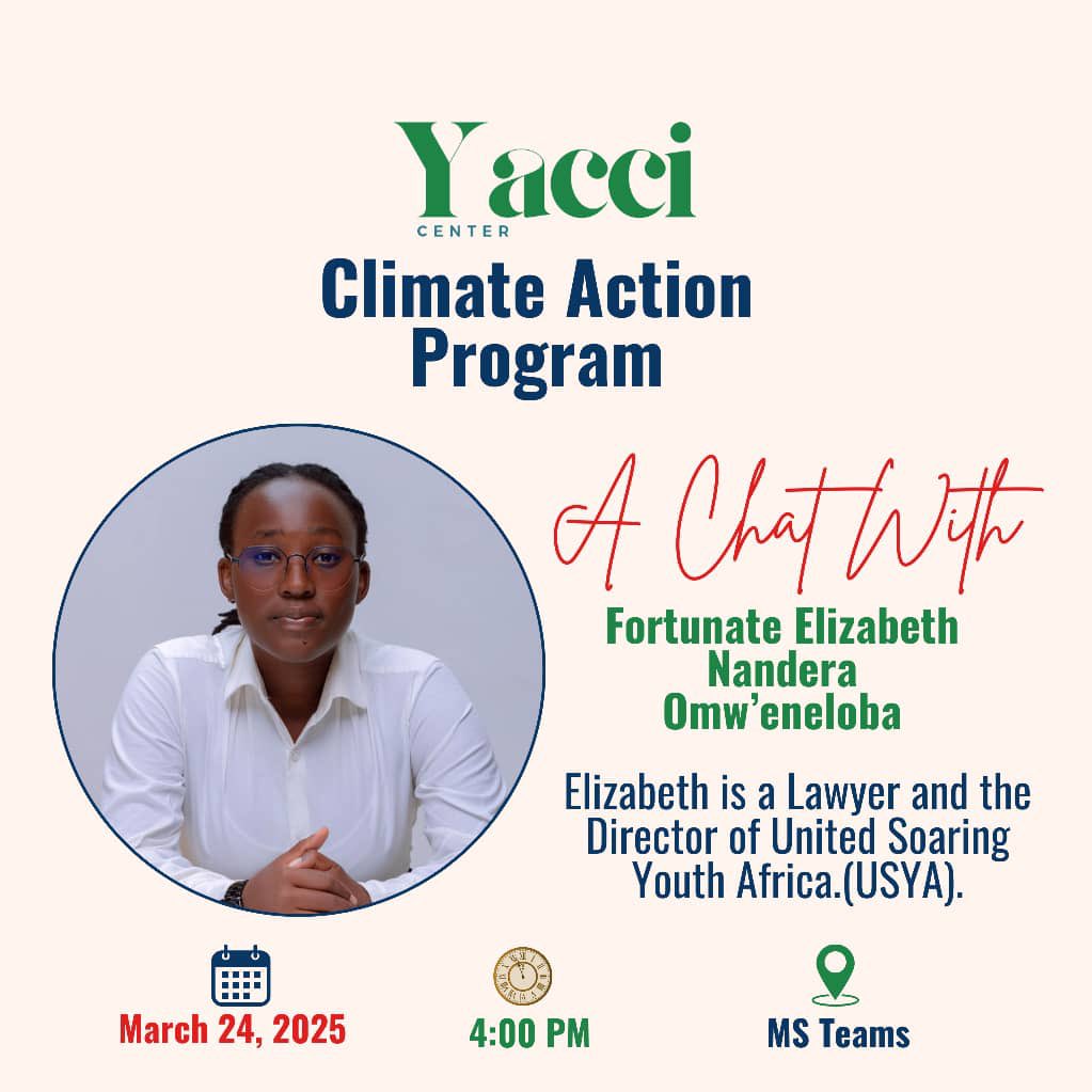 nandera_beth24's tweet photo. Discerning Climate Action requires shared energy. We are obligated to continuously improve our adaptive capacity in order to live beyond the effects of climate change. Looking forward to a deliberate talk tonight, with 22 cohort 1 participants @YacciCenter https://t.co/eIQhOUkn5a