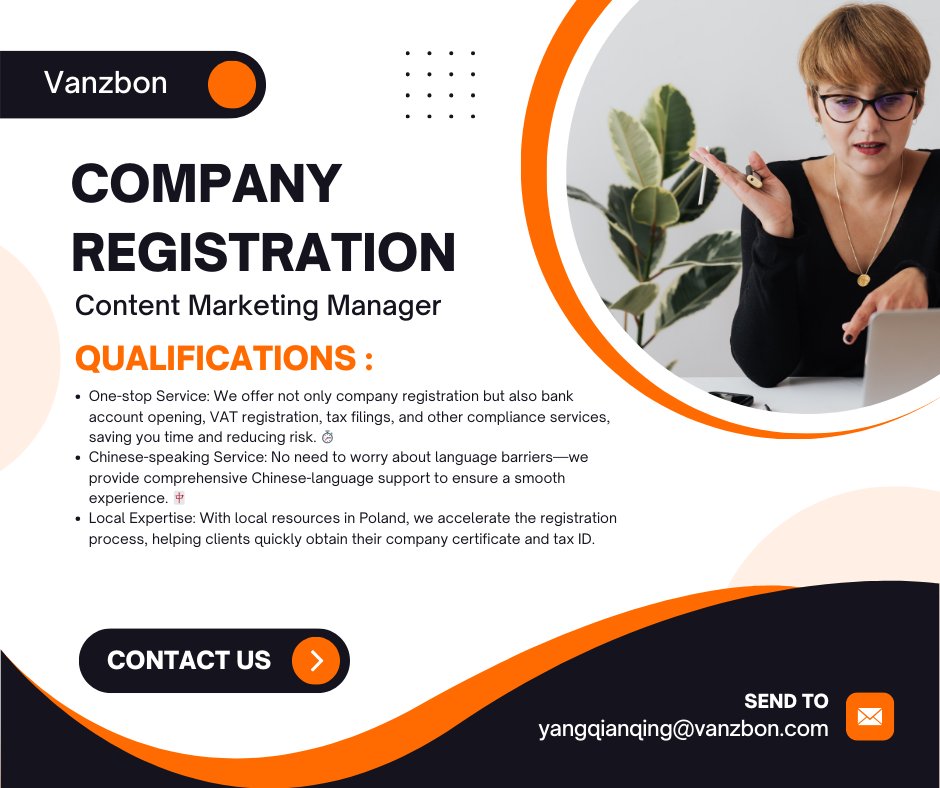 JenniferYa99260's tweet photo. Ready to Expand Your E-commerce Business to Europe? We Help You Register Your Polish Company &amp; Start Selling on Amazon Europe! 
Email: yangqianqing@vanzbon.com
Website: vanzbon.orgWhatsApp: +8619129353216
#Ecommerce #PolandCompanyRegistration #VATRegistration #Vanzbon https://t.co/2G0hKa0y88