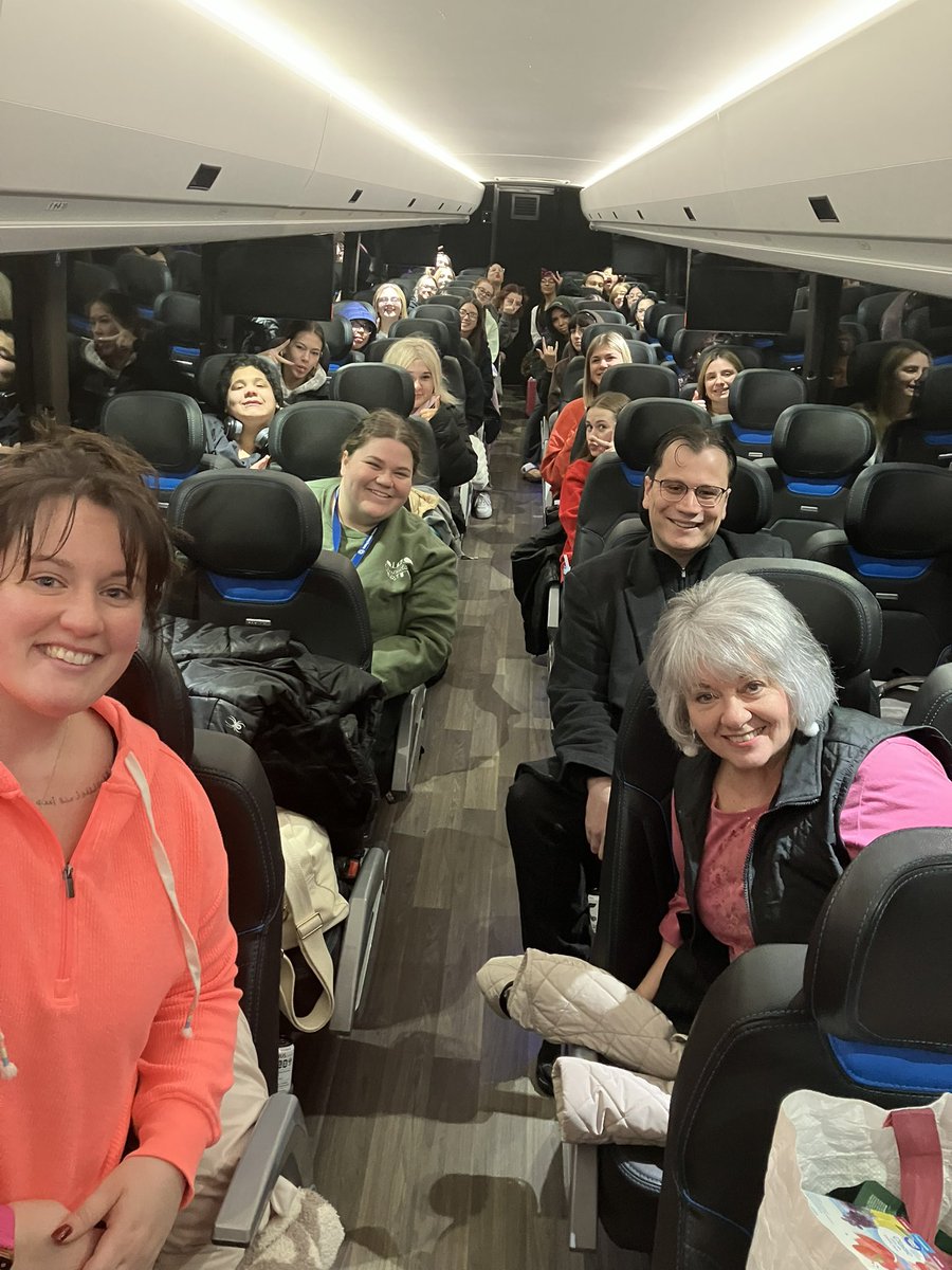 And we are off with the Cosmetology seniors to the International Beauty Show in NYC!