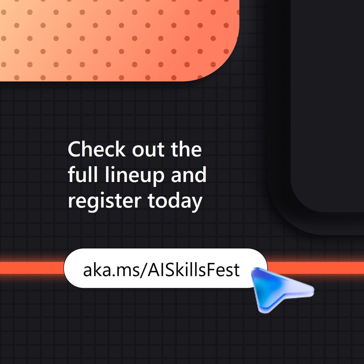 Synergetics Learning & Cloud Consulting (@synergetics1) on Twitter photo See what you can become when you're empowered by AI. πͺ Deepen your skills with 50 days of AI learning at the Microsoft #AISkillsFest. aka.ms/AISkillsFest_pβ¦
<a href="/MicrosoftLearn/">Microsoft Learn</a> See what you can become when you're empowered by AI. πͺ Deepen your skills with 50 days of AI learning at the Microsoft #AISkillsFest. aka.ms/AISkillsFest_pβ¦
<a href="/MicrosoftLearn/">Microsoft Learn</a>