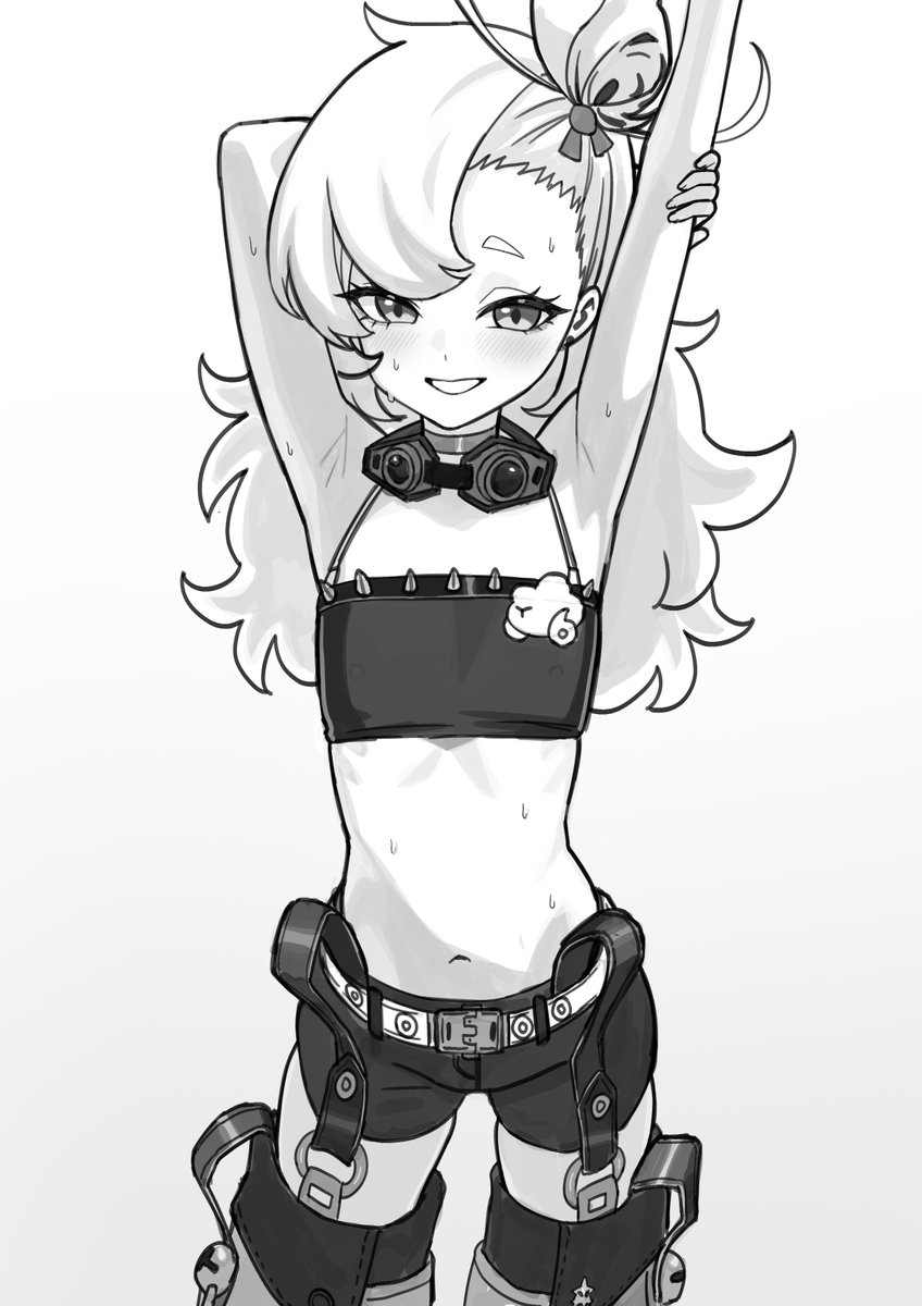 Warming up → Seducing → Armpit flash → PLAPPP 💢