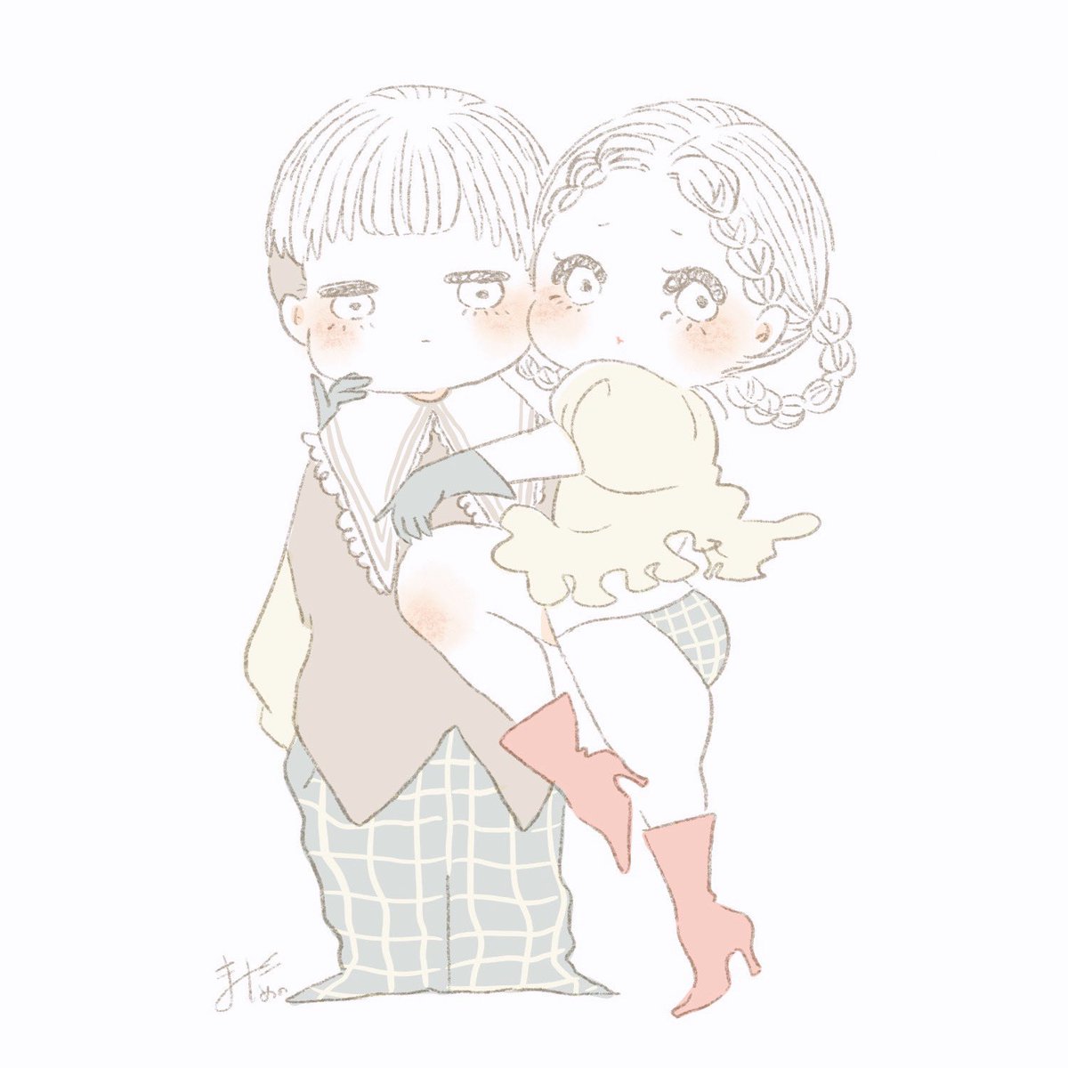 久しぶりにデジタルで
春っぽいイラスト🌸

#art #illustration #fashoin #couple #イラスト #カップルイラスト #イラストグラムカップル部 #カップル #春コーデ #ファッションイラスト #春イラスト