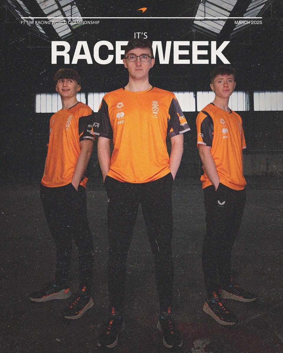 IT’S RACE WEEK 🏁

It’s time for the final event of the 2025 F1 Sim Racing season 💪

Let's get it 🧡
