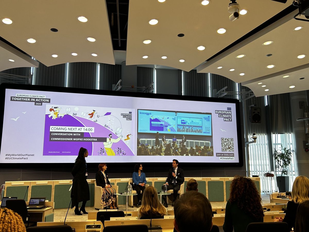Together in Action 🤝
 
EPEE attended the European Commissions conference on #EUClimatePact. 

✔️We discussed the current challenges, local actions and mitigations measures while also getting some insight on the use of AI and sustainable practises.
 
#MyWorldOurPlanet