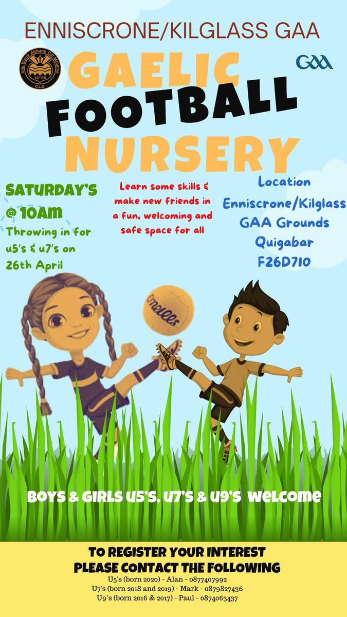 We are looking forward to the return of our nursery programme at the end of April! 

Details here: