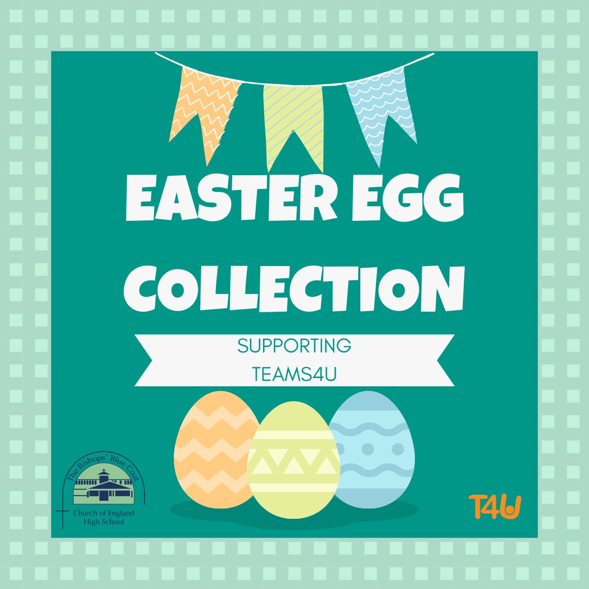 This year our annual Easter Egg raffle we will be supporting the local charity <a href="/Teams4u/">Teams4u</a> who run an annual campaign to support children who are impacted by war and conflict in Ukraine. We would appreciate any donations of Easter eggs for our raffle before the Easter break.