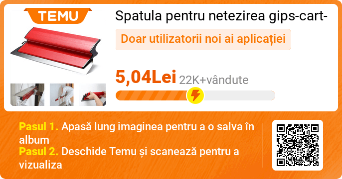 DanielUrsu16's tweet photo. Spatula pentru netezirea gips-cartonului Spatula cu lama flexibila pentru finisarea vopselei Instrument pentru tencuiala peretelui Instrument de nivelare a finisajului pentru pereti si mistrie pentru vopsea.
🎉 Ofertă exclusivă[]5,04Lei https://t.co/OMQ8Kd7hCY