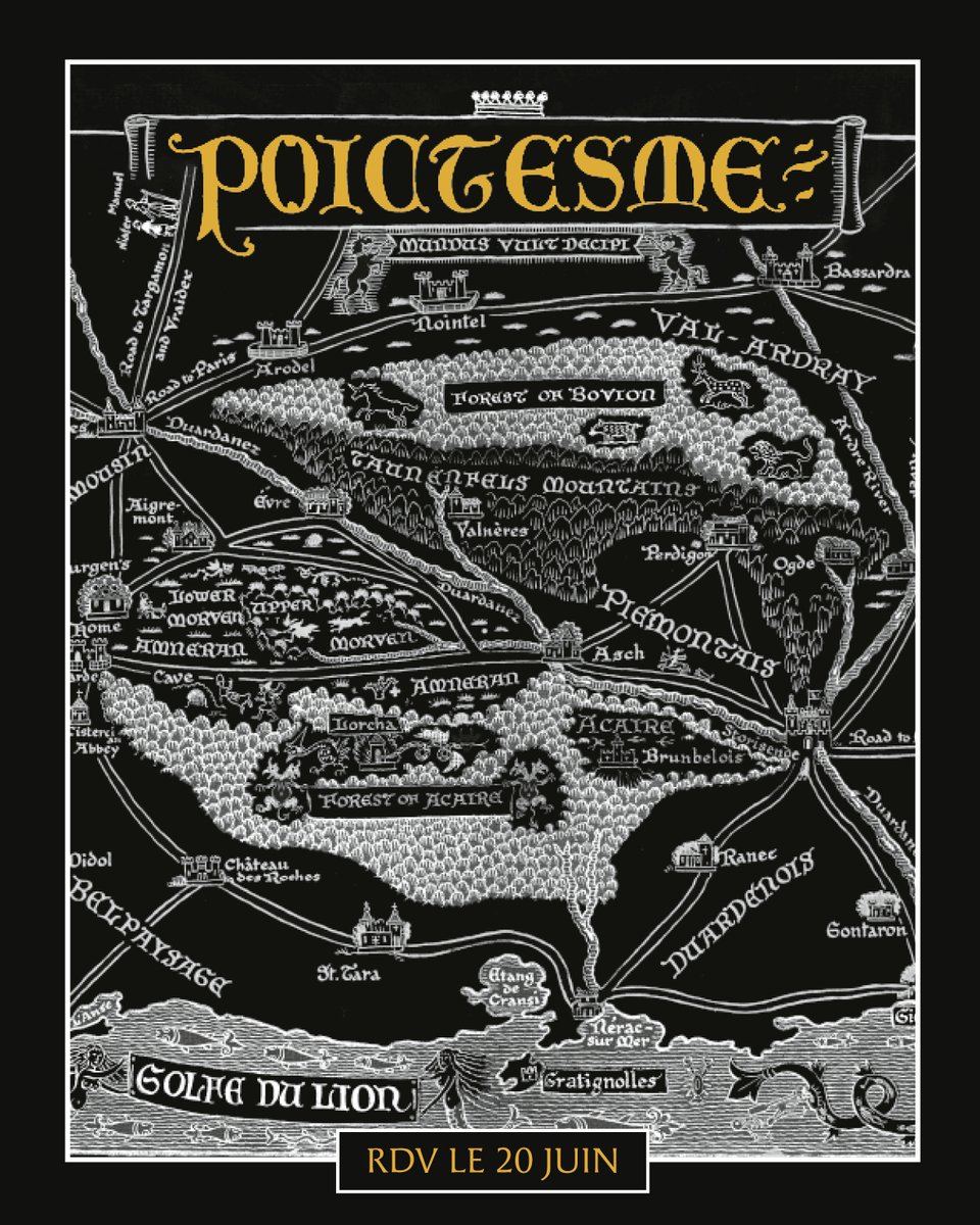 Petit teasing pour notre sortie fantasy de juin prochain...

Certains d'entre vous reconnaîtront-ils l'auteur qui se cache derrière cette belle carte ?

Un indice ?
Il s'agit sans doute de l'auteur le plus drôle de son temps ! Le Terry Pratchett de son époque en quelque sorte :)