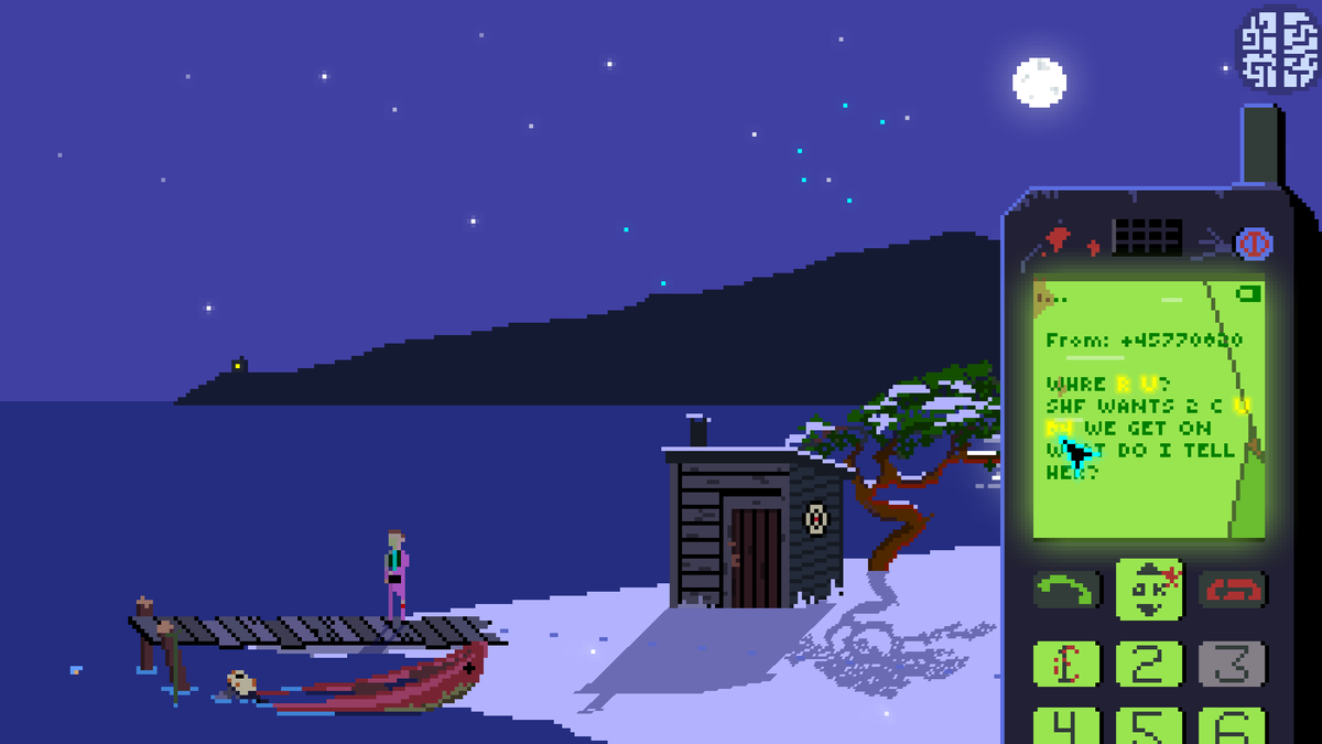 m_ekebom's tweet image. I live on a small island somewhere in the Nordic archipelago🇦🇽 and I&apos;m a #solodevsurvivor! 
I&apos;m making a #PointAndClick about what I know best: Being stuck on a small island. And saunas. 
It&apos;s called &quot;The M/S Cornelia II Incident&quot;🌕