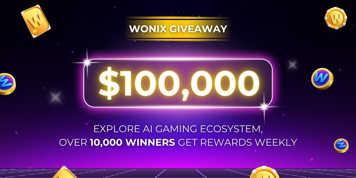 Cmpal_airdrop's tweet image. 💎    New #Airdrop:
                Wonix
 
🚀 #Wonix $100,000 #Giveaway on #Galxe– “Play, Earn, Win Big” Campaign! Wonix has partnered with #OkxWallet, #RuneSoul
 
🏆 10,000 winners will share the prize pool (~1,000 $WON each).

👇🏻 The Wonix airdrop page.
app.galxe.com/quest/wonix/GC…