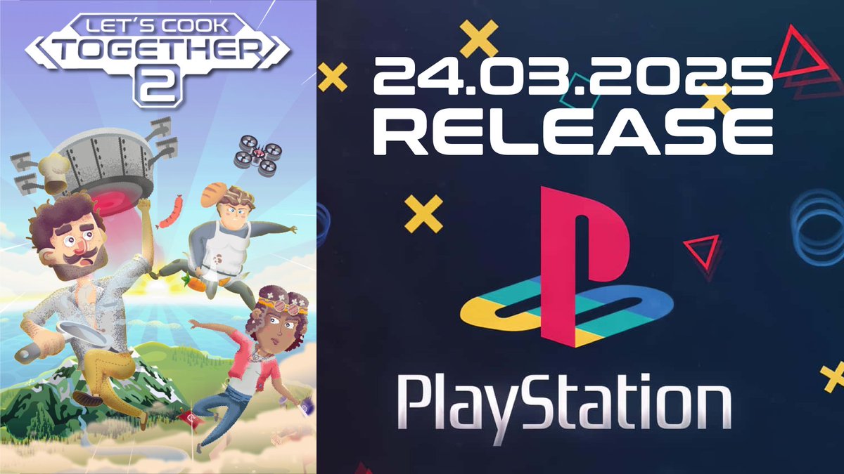 Yellow Dot ๐ก Let's Cook Together 2 demo out! ๐ธ (@yellowdot_games) on Twitter photo ๐ The wait is over! Letโs Cook Together 2 launches TODAY on PlayStation! ๐ฝ๏ธ๐ฅ
Grab a friend, step into the kitchen, and get ready for some fast-paced, chaotic cooking fun! ๐ฉโ๐ณ๐จโ๐ณ Teamwork is the keyโwill you and your cooking partner handle the pressure? ๐ณโก
Whoโs excited to ๐ The wait is over! Letโs Cook Together 2 launches TODAY on PlayStation! ๐ฝ๏ธ๐ฅ
Grab a friend, step into the kitchen, and get ready for some fast-paced, chaotic cooking fun! ๐ฉโ๐ณ๐จโ๐ณ Teamwork is the keyโwill you and your cooking partner handle the pressure? ๐ณโก
Whoโs excited to