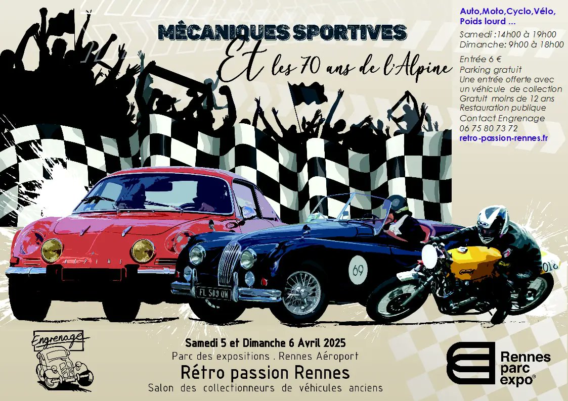 RDV les 5 et 6 avril 2025 au salon retro-passion-rennes.fr/retro-passion-…  de Rennes. <a href="/udsp35/">Pompiers 35</a> exposera de nombreux véhicules réformés du <a href="/SDIS35officiel/">Sapeurs-pompiers 35</a> qui font aujourd'hui partie du patrimoine départemental. Nous cherchons toujours un bâtiment de stockage et d'exposition ! Passez le mot 😉