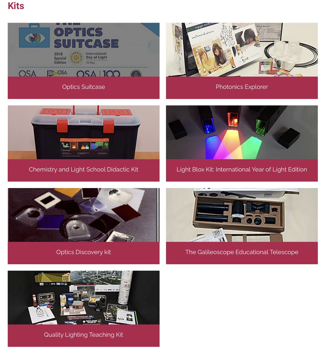 Spark curiosity in young minds with hands-on light science activities! As you start planning for #lightday2025, explore our collection of optics, photonics and lighting teaching kits developed by our amazing colleagues—perfect for activities of any scale💡lightday.org/educational-re…
