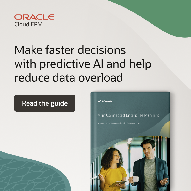 Speed data analysis with the help of AI insights. Help break down data silos and sharpen decision-making with #AI-powered forecasting in <a href="/Oracle/">Oracle</a> Cloud EPM. social.ora.cl/60160FwU2