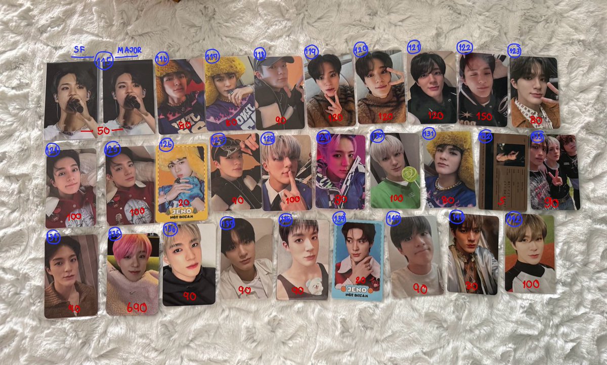 dghnuts_'s tweet image. pls,rt (สุ่มแจก 100 บาท)
♡ การ์ดเจโน่ jeno
♡ ราคาสีแดงตามรูป สนใจทักเดมแจ้งเลขได้เลยค่า
♡ การ์ดสะสมส่วนตัว ของแท้ทุกใบ ส่วนมากไม่มีตำหนิ การ์ดอาจจะมีรอยทั่วไปตามลักษณะการ์ด
📦 emsเหมา 50฿
#ตลาดนัดnctdream #ตลาดนัดอซท #ตลาดนัดnct