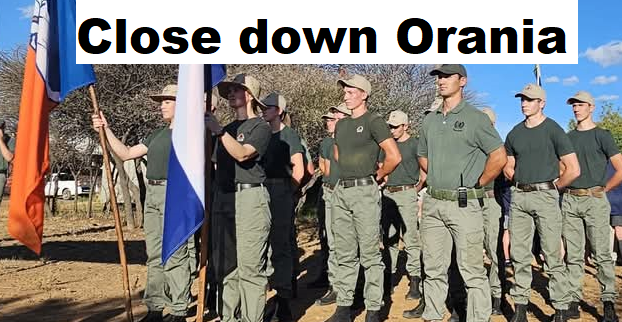 DesBailes's tweet image. Orania holds a water extraction license from the Department of Water Affairs, permitting the town to withdraw 596,956 cubic meters annually from the Orange River. The license is renewed every five years.
Cancel the license and close down this horrible apartheid experiment.…