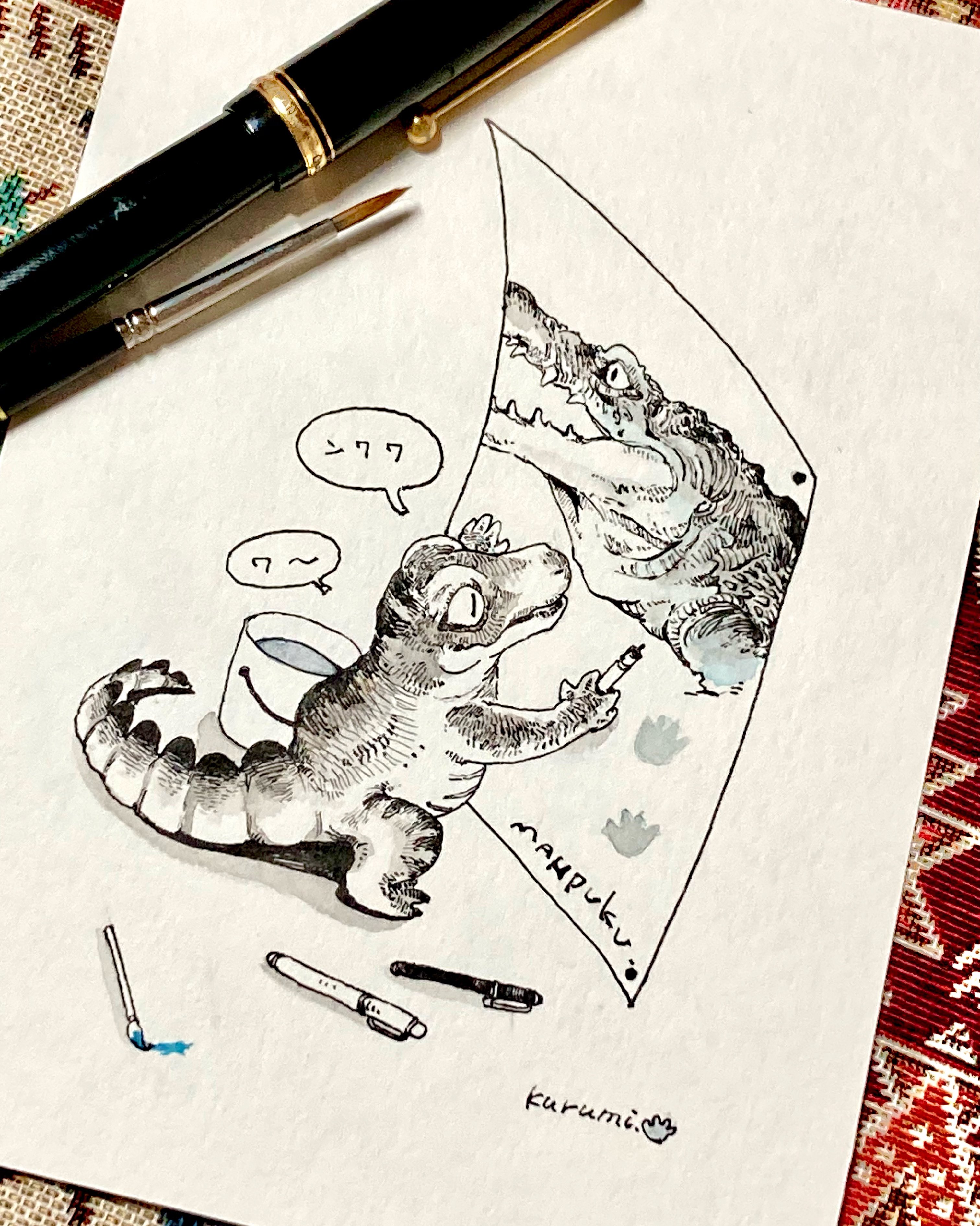 胡桃☀︎ペン画 (@kurumistormpen) / X
