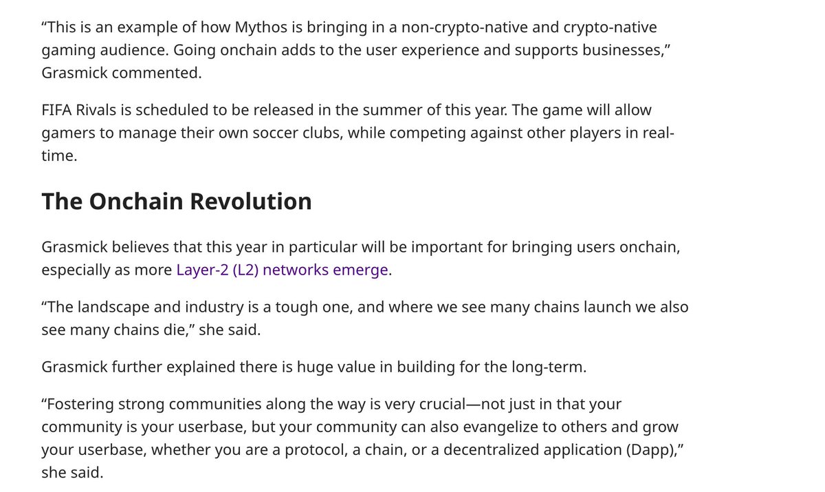 Parity's Erin Grasmick (<a href="/byteboro/">byte</a>) features in a <a href="/cryptonews/">Cryptonews.com</a> story "Crypto Exchanges Focus On New Ways to Bring Users Onchain"

Reporter @rachelwolf00 looked at how onchain strategies are increasingly blending finance with everyday culture.