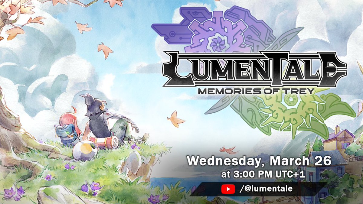 Join us on Wednesday, March 26, for the exciting premiere of the new trailer for LumenTale: Memories of Trey! 

Be sure to catch it at 3:00 PM UTC +1 on Beehive Studios' YouTube channel 🌟