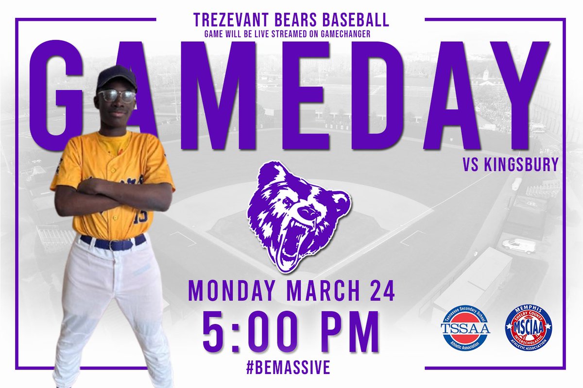T-High in the Bay Athletics (@gobearsgo_) on Twitter photo It’s Gameday! <a href="/TBears_baseball/">THS_Bears Baseball</a> vs Kingsbury at Trezevant Field! Senior Jaden Ivey on the mound. <a href="/johnvarlas/">John Varlas</a> <a href="/MoniquejBethany/">Monique Bethany</a> <a href="/memphispreps/">CA Prep Sports</a> <a href="/MSCIAAfever/">MSCIAA Athletics</a> <a href="/wendellsjr_/">Wendell Shepherd</a> <a href="/Coach_RSmith1/">Robert Smith</a> <a href="/Ericbrent37/">Eric L. Brent</a> It’s Gameday! <a href="/TBears_baseball/">THS_Bears Baseball</a> vs Kingsbury at Trezevant Field! Senior Jaden Ivey on the mound. <a href="/johnvarlas/">John Varlas</a> <a href="/MoniquejBethany/">Monique Bethany</a> <a href="/memphispreps/">CA Prep Sports</a> <a href="/MSCIAAfever/">MSCIAA Athletics</a> <a href="/wendellsjr_/">Wendell Shepherd</a> <a href="/Coach_RSmith1/">Robert Smith</a> <a href="/Ericbrent37/">Eric L. Brent</a>