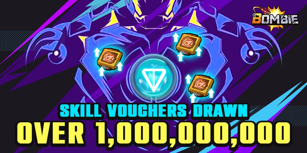 🔥 OVER 1 BILLION SKILL VOUCHERS DRAWN! 🔥

Join Bombie Now! - t.me/catizenbot/bom…

Bombie players have drawn over 1 BILLION Skill Vouchers!
Just Bomb it! 💥 That's more than all the Nike shoes produced globally in a year! 👟
This showcases the incredible engagement of TON