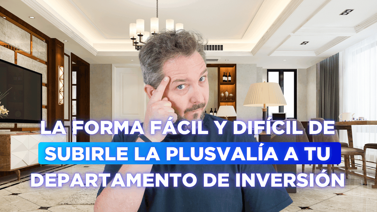 Si te interesa la inversión inmobiliaria y te interesa que tu departamento de inversión suba y suba de precio constantemente hay dos caminos que puedes tomar, como veremos en nuestro live de hoy 👉youtube.com/live/FniQIqD_D…