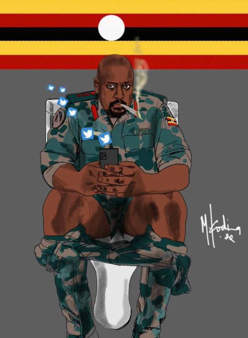 Erwan_reverend's tweet image. Le fils de #MUSEVEN est le chef d&apos;état major des forces terrestres de l&apos;armée #Ougandaise.

Lorsqu&apos;il peut dire quelque chose, prenez-le au sérieux.