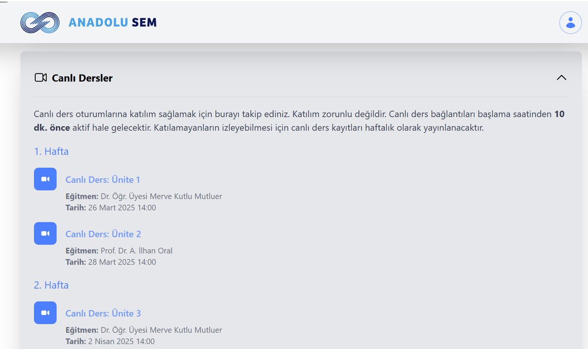50 kişiden az çalışanı bulunan ve az tehlikeli sınıfta yer alan işyerlerinde işveren veya işveren vekillerinin İş Sağlığı ve Güvenliği Hizmetleri için ANADOLUSEM İş Sağlığı ve Güvenliği Uzaktan Eğitim Sistemi portalı isg.anadolu.edu.tr açıldı.
Sistemde oturum açmak için İlk