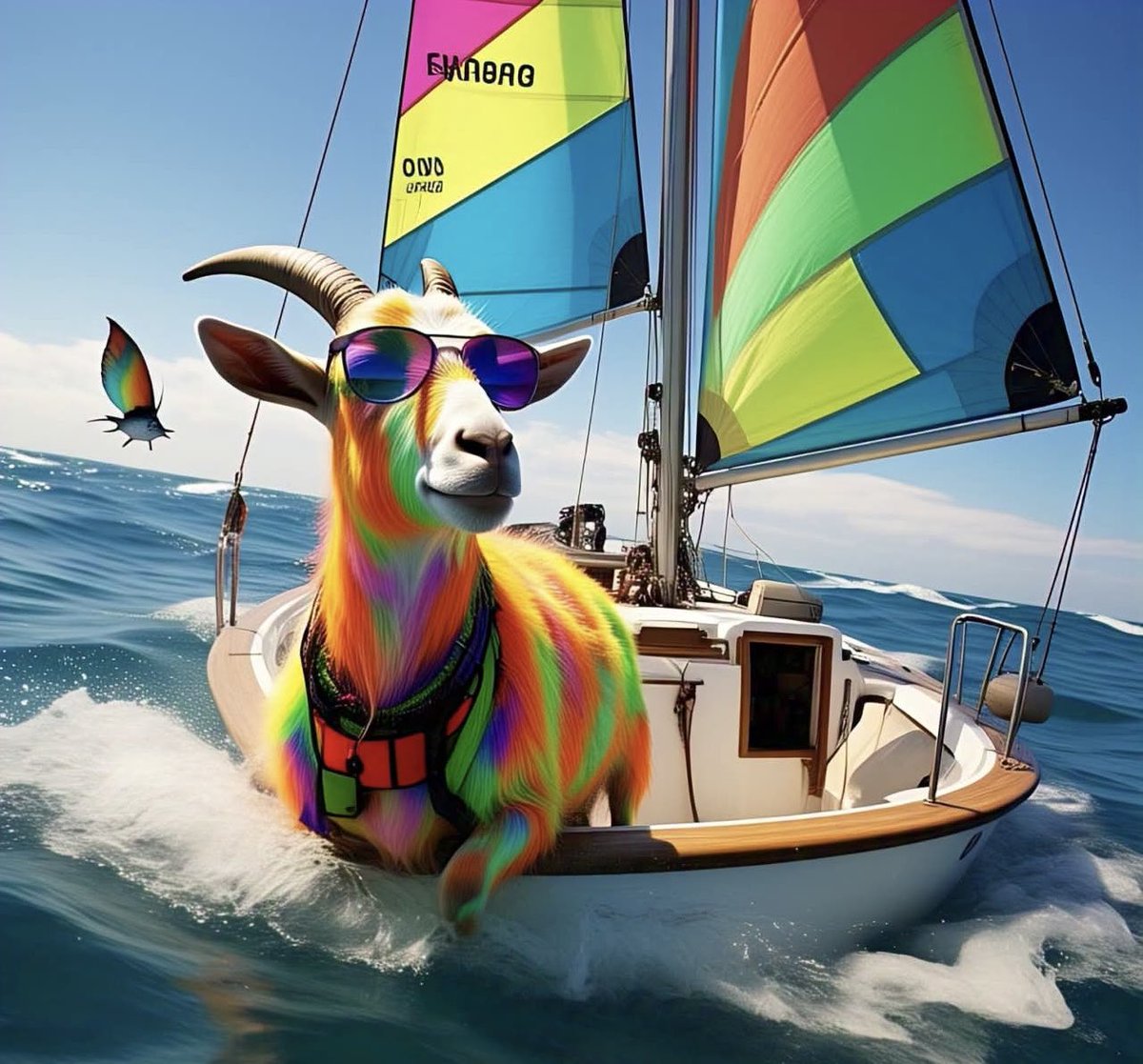 Happy #MondayMorning  to all, another week to get some $GOATS in your life. 

#Bitcoin along with #SOLANA will make some noise this week.