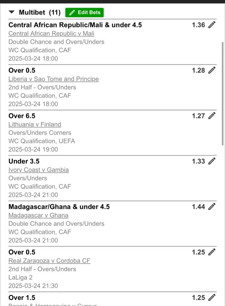 Nice and easy!!!!

14 odds 🔥🔥🔥🔥

Wager R1k 

Payout R17k 🔥🔥

Code: X94465912

Retweet for others!!!