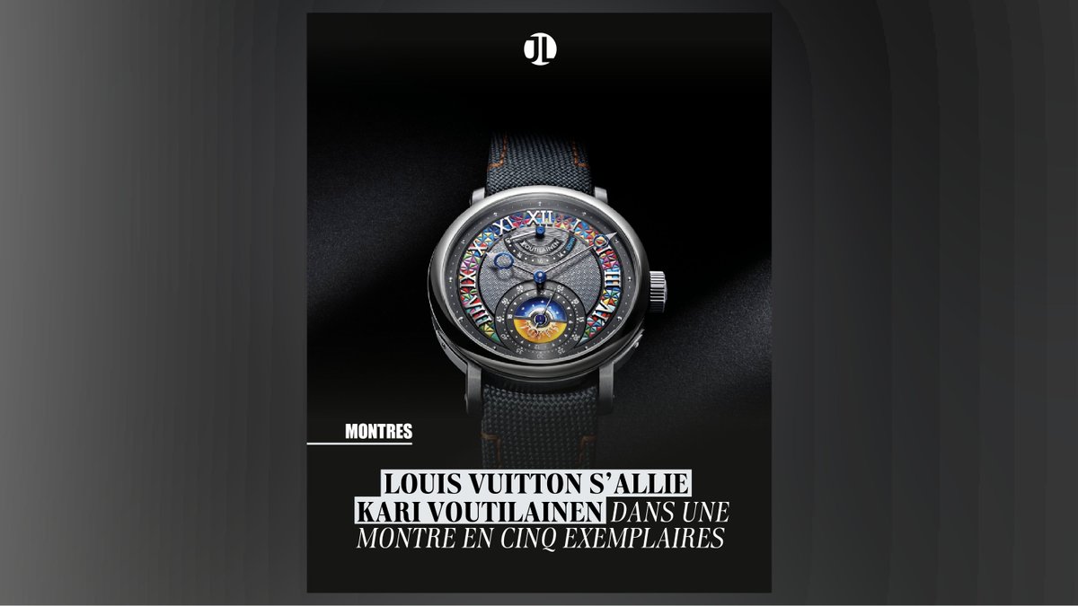 Voyage d'exception : la nouvelle montre <a href="/LouisVuitton/">Louis Vuitton</a>  Vuitton signée Kari Voutilainen 👇

L'article ici : journalduluxe.fr/fr/montres-joa…

#luxe #LVMH #LouisVuitton #journalduluxe