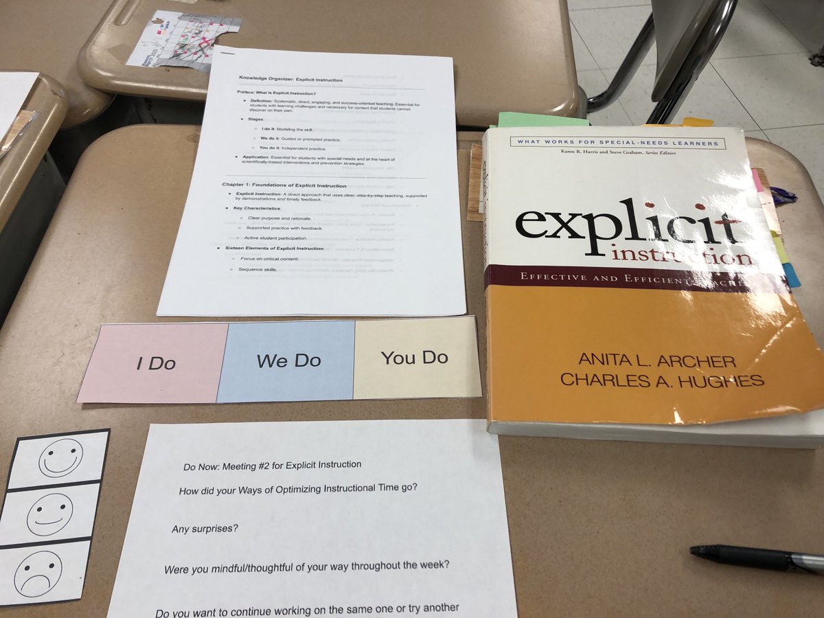LearnLead_'s tweet image. Before school, Monday morning book study at one of our elementary schools. So much to learn from Anita Archer and Charles Hughes #scienceoflearning