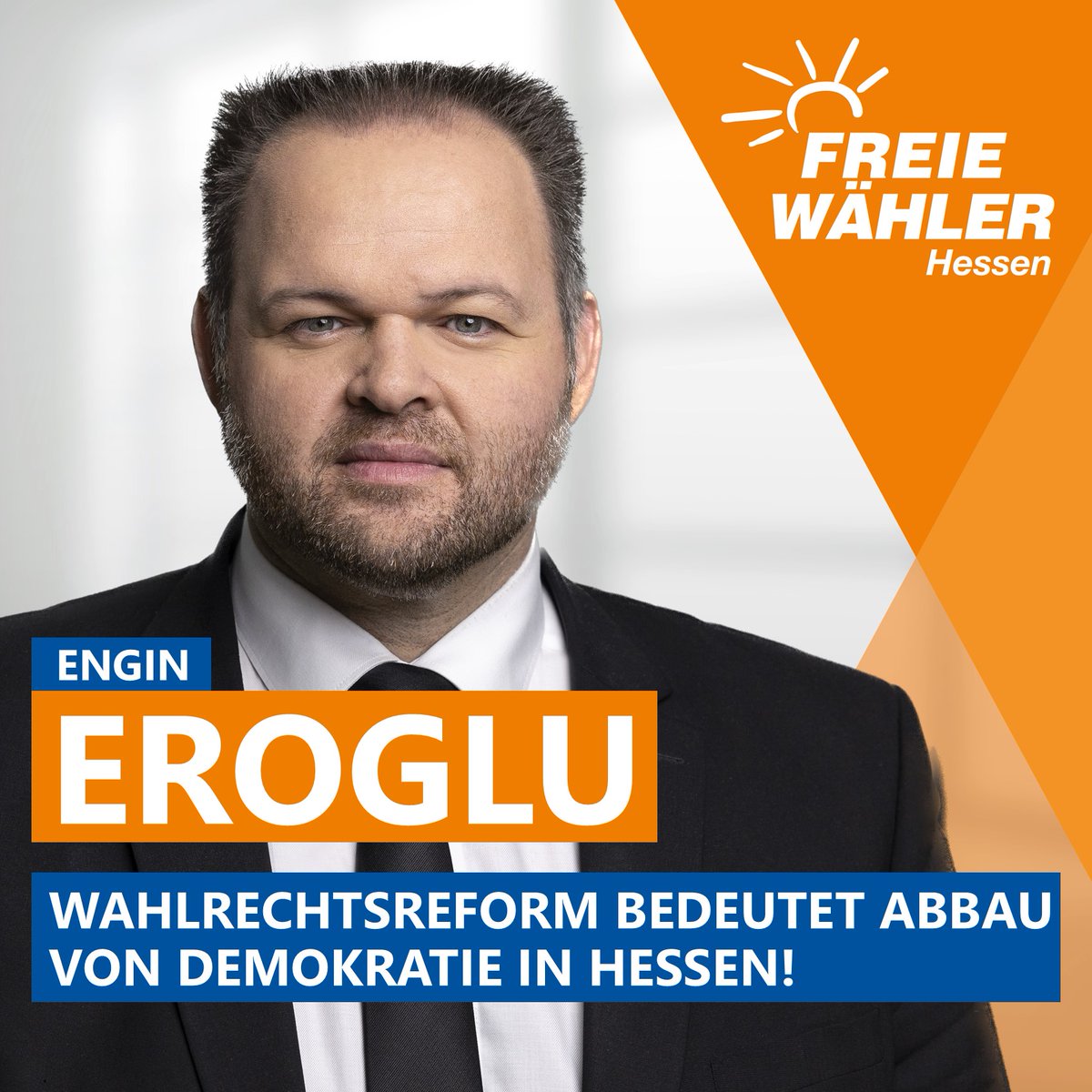 Geplante Wahlrechtsreform durch hessischen Landtag bedeutet Abbau an Demokratie!

freiewaehler-hessen.de/aktuelles/beit…

#FreieWähler #Hessen #Demokratie #Wahlrecht #Wahlrechtsreform #Kommunalwahl #hessischerLandtag #Landtag #hlt #Wiesbaden #orangepower #AnpackenFürHessen