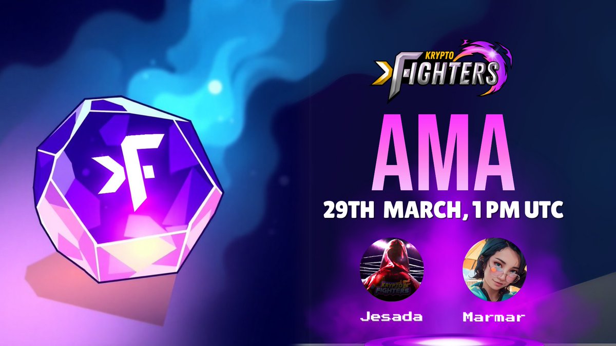 📣 #AMA Invitation

We're excited to announce our next AMA session! 🎙️
Get all the details about our roadmap update and 2025 plans! 🚀

Save the date, Fighters! 🔥
📅 29 March | 1 PM UTC

Join us on Discord!
discord.com/invite/2cSNrE9…
