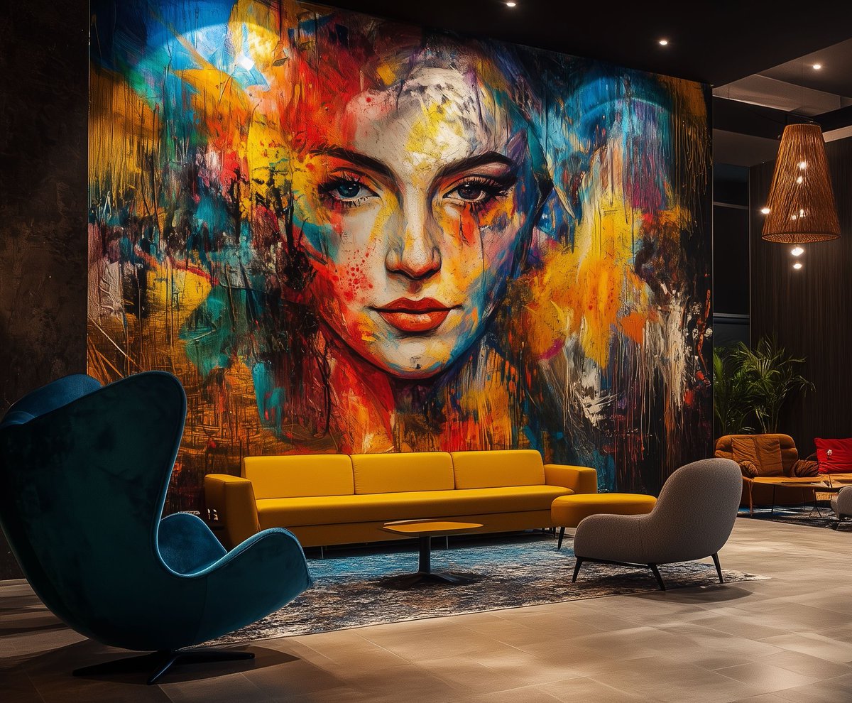 In der Hotellerie reicht es heute nicht mehr aus, nur eine schöne Einrichtung zu haben. Hotels stehen zunehmend unter Druck, ihren Gästen ein unvergessliches Erlebnis zu bieten. Große Wandmalereien sind da eine Möglichkeit. Mehr dazu im Artikel malerische-wohnideen.com/blog/hoteldesi…