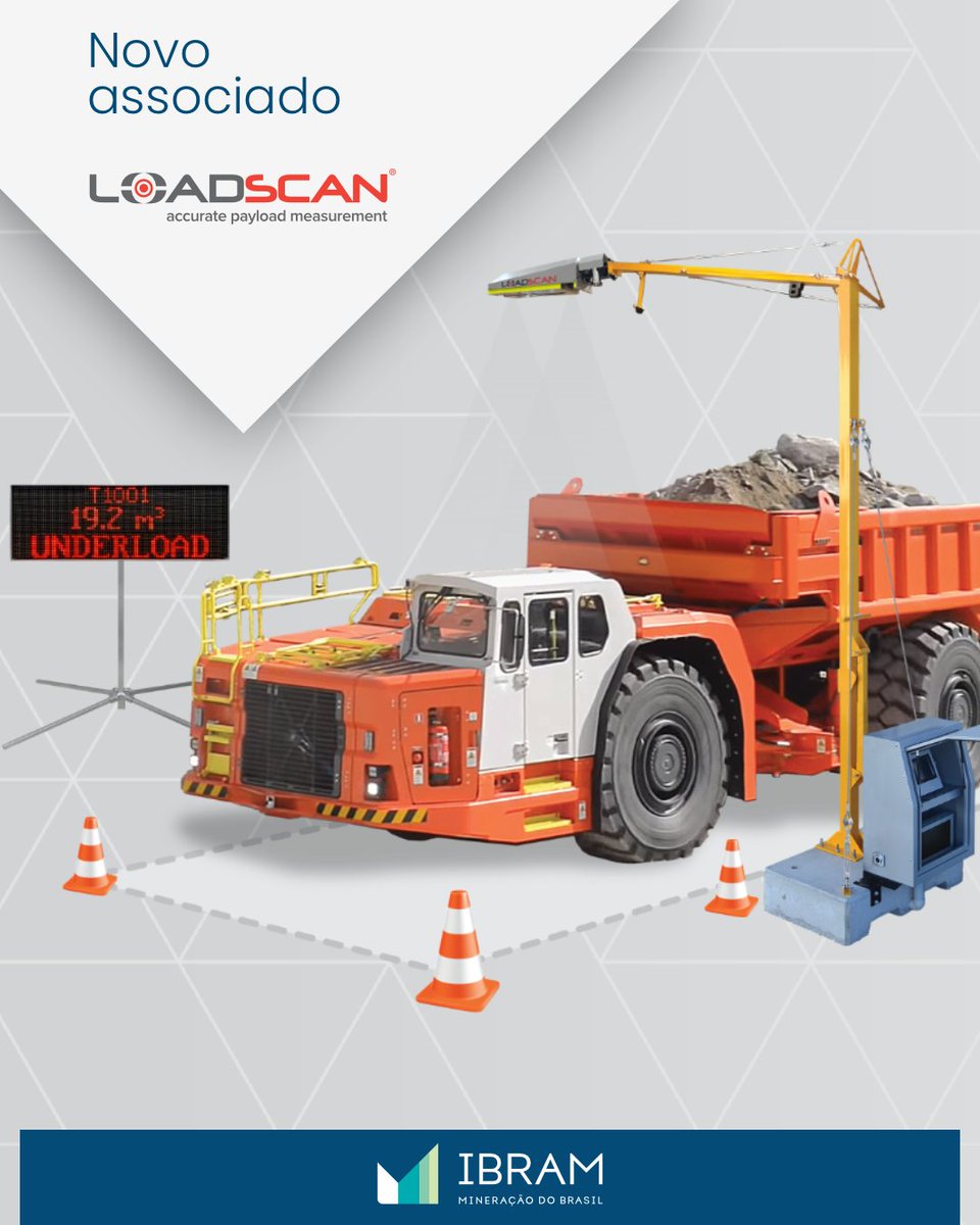 Seja bem-vinda ao #IBRAM, Loadscan! Especialista em tecnologia de escaneamento de volume, a empresa patenteou o scanner de volume de carga original há mais de 20 anos, sendo a única no mundo com certificação comercial para medições por meio de um sistema de varredura de carga.
