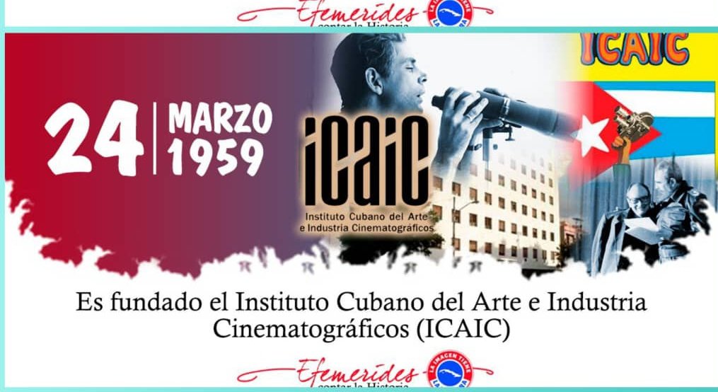 Por cada recuerdo archivado desde cada tira fílmica, por cada memoria del patrimonio de la nación.  Por el cine disfrutado se reconoce  la historia del ICAI. <a href="/CubaMined/">MINED</a> <a href="/CurbeloNiurka/">Niurka María Curbelo Herrera</a> <a href="/EvelioHerreraP1/">Evelio Herrera Padron</a>