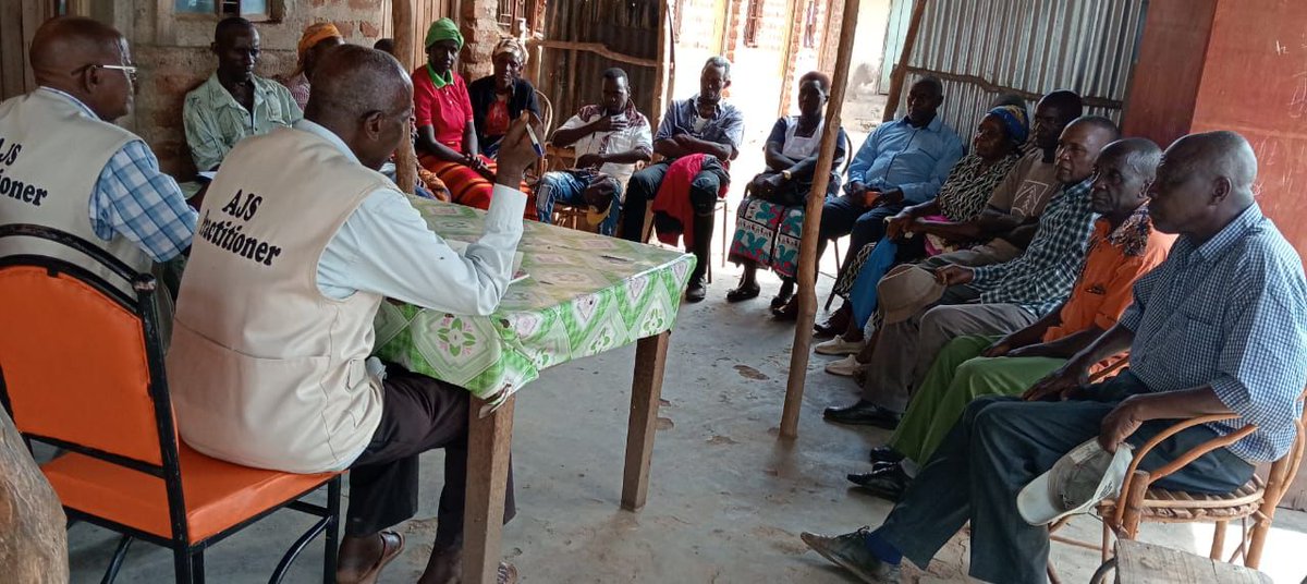 In our endeavor to promote access to Justice through <a href="/AJSKenya/">Alternative Justice Systems Kenya</a>, Ikutha Council of Elders adjudicated over a court referral where the accused person sought forgiveness &amp; pledged to refrain from ever disturbing peace. A recommendation was made to have the case withdrawn from Court.